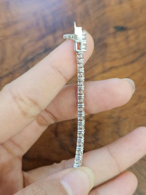 9.38 CT Lab 7 inches Tennis Bracelet