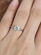 18k 1.02 CT Lab Soilataire Ring