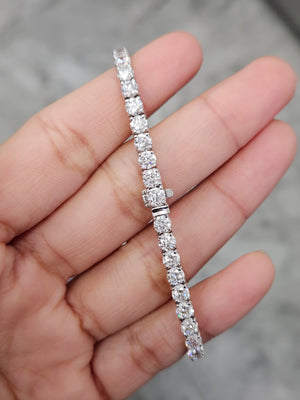 9.38 CT Lab 7 inches Tennis Bracelet