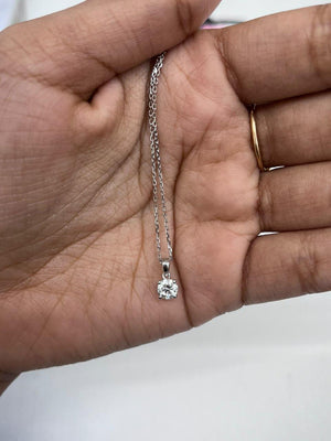 0.60 CT LAB NECKLACE