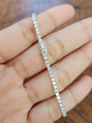 2.38 CT Lab 6.5 inches Tennis Bracelet