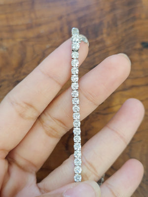 6.76 CT Lab 7 inches Tennis Bracelet