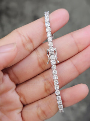 4.92 CT Lab 6.5 Inches Tennis Bracelet