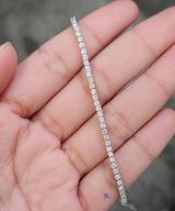 2.53 ct Lab 7 Inches Tennis Bracelet