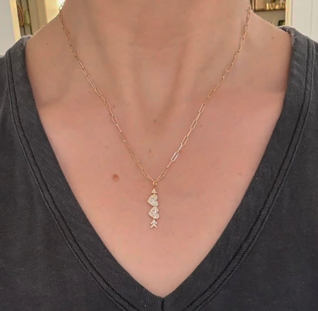 Yellow Gold Diamond Pendant