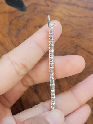 7.5 CT Lab 6.5 Inches Tennis Bracelet