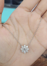 IGI Lab Diamonds Cluster necklace