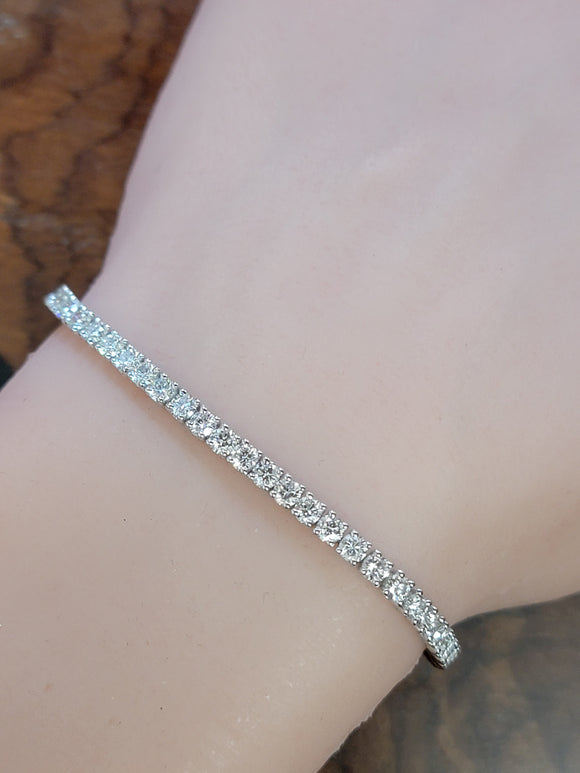 5.07 CT Lab 7.25 inches Tennis Bracelet