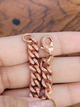 1 CT  8 INCHES Copper Cubin Chain