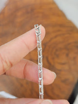 5.04 CT Lab 7 Inches Emerald Bracelet