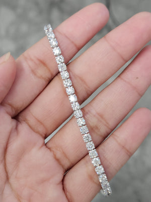 8.05 ct Lab 7 inches Tennis Bracelet