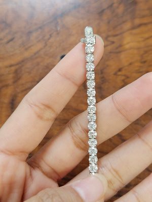 *Apprasial *9.25 CT Lab 7 inches Tennis Bracelet