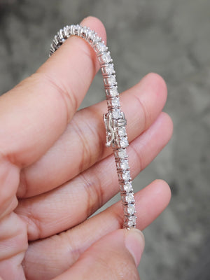 4.92 CT Lab 6.5 Inches Tennis Bracelet