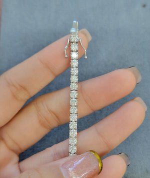 7.84 CT Lab 7 inches Tennis Bracelet