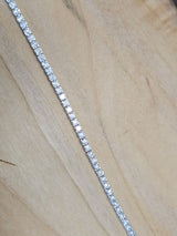 7 ct Low setting Lab Tennis Bracelet