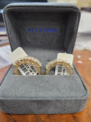 14k Yellow Princess Ring