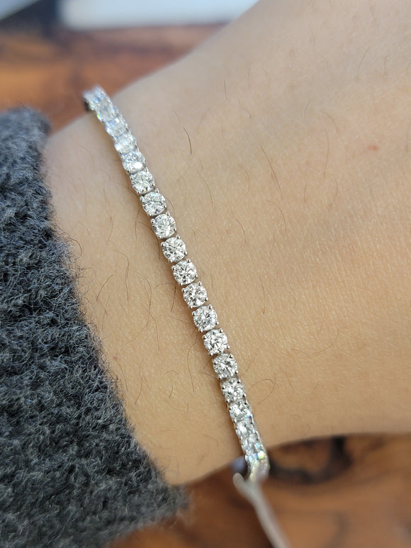 4.49 CT Lab 7 inches Tennis Bracelet