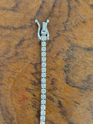 2.94 CT Lab 7 Inches Tennis Bracelet