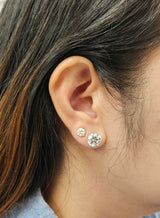 IGI certified 6 ctw Platinum Studs