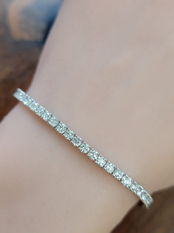 5.42 CT Lab 7 inches Tennis Bracelet