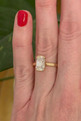 Yellow Gold 1.78ct OMC Lab Diamond Ring