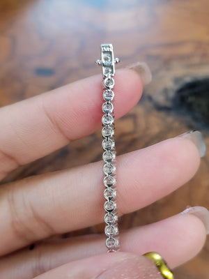 5.73 CT Lab 7.25 inches Tennis Bracelet