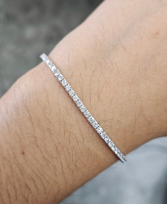 2.38 CT Lab 6.5 inches Tennis Bracelet
