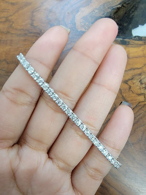 4.05 ct Lab 7 inches Tennis Bracelet