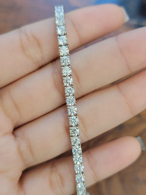 7.84 CT Lab 7 inches Tennis Bracelet