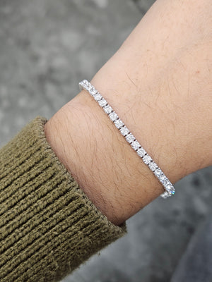 4.35 ct Lab 7 Inches Tennis Bracelet