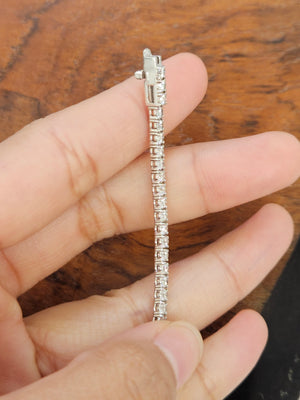 4.16 CT Lab 7 Inches Tennis Bracelet