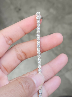 5.42 CT Lab 7 Inches Tennis Bracelet