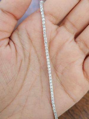 2.38 CT Lab 6.5 inches Tennis Bracelet