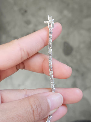 5.42 CT Lab 7 Inches Tennis Bracelet