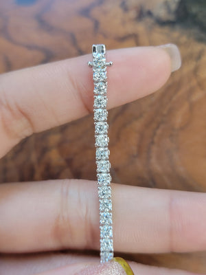 5.03 CT Lab 7 inches Tennis Bracelet