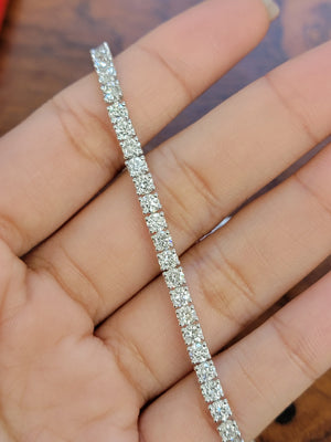 7.11 CT Lab 7 inches Tennis Bracelet