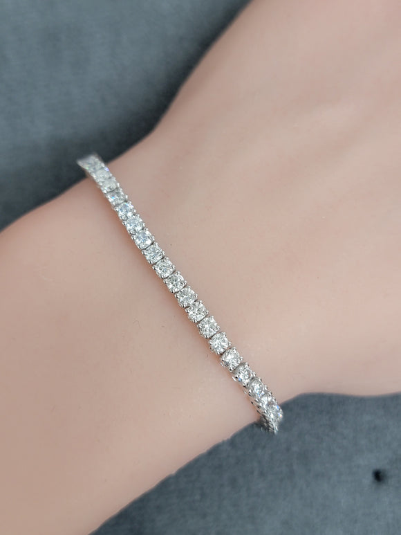 4.80 CT Lab  6.5 inches Tennis Bracelet