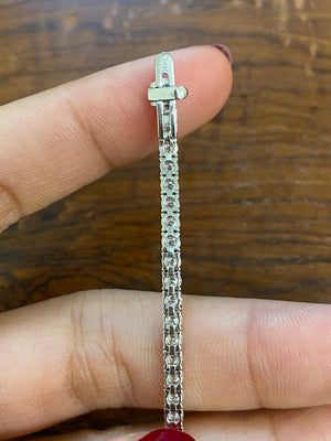 3.62 ct LAB 6.5 INCHES TENNIS BRACELET