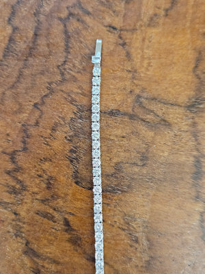 2.53 ct Lab 7 Inches Tennis Bracelet