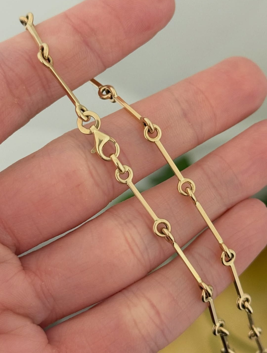 18" Yellow Gold Chain