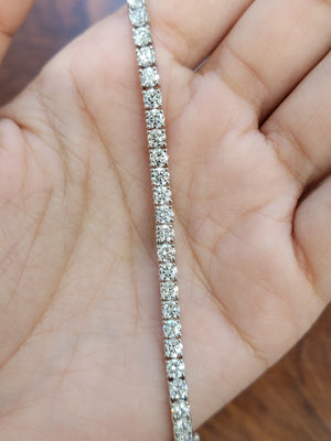 7.84 CT Lab 7 inches Tennis Bracelet