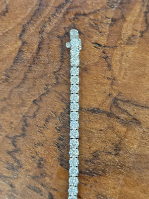 3.98 ct Lab 5.75 inches Tennis Bracelet
