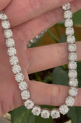 65.99ct Lab Diamond 16.5" Tennis Necklace