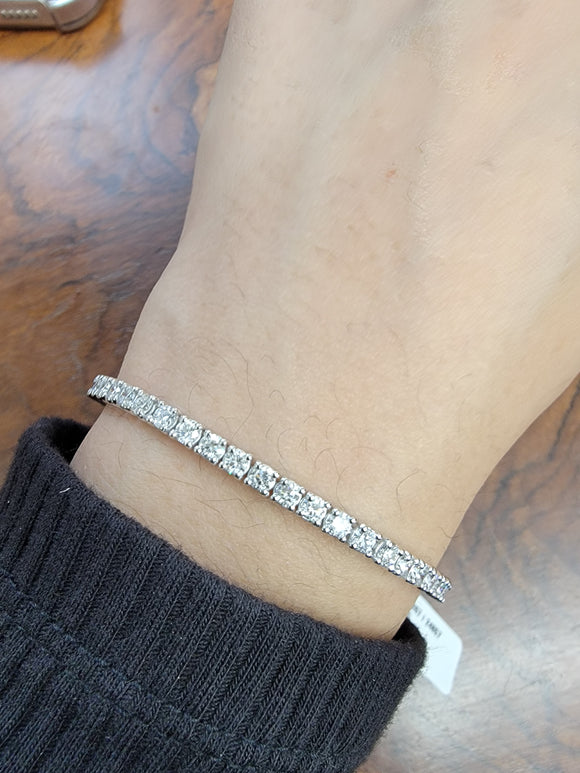 4.05 ct Lab 7 inches Tennis Bracelet