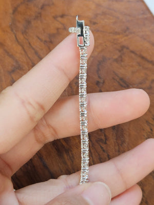 7.5 CT Lab 6.5 Inches Tennis Bracelet