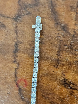 3.15 CT Lab 7 Inches Tennis Bracelet