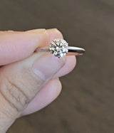 18k 1.02 CT Lab Soilataire Ring