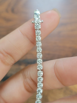 5 CT Lab 6.5 inches Tennis Bracelet