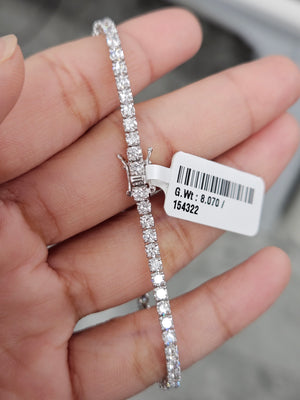 4.11 ct Lab 7 inches Tennis Bracelet