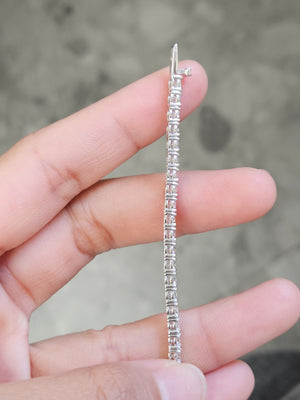 5.42 CT Lab 7 Inches Tennis Bracelet